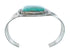 Sterling Silver Turquoise Navajo Cuff Bracelet JX130330